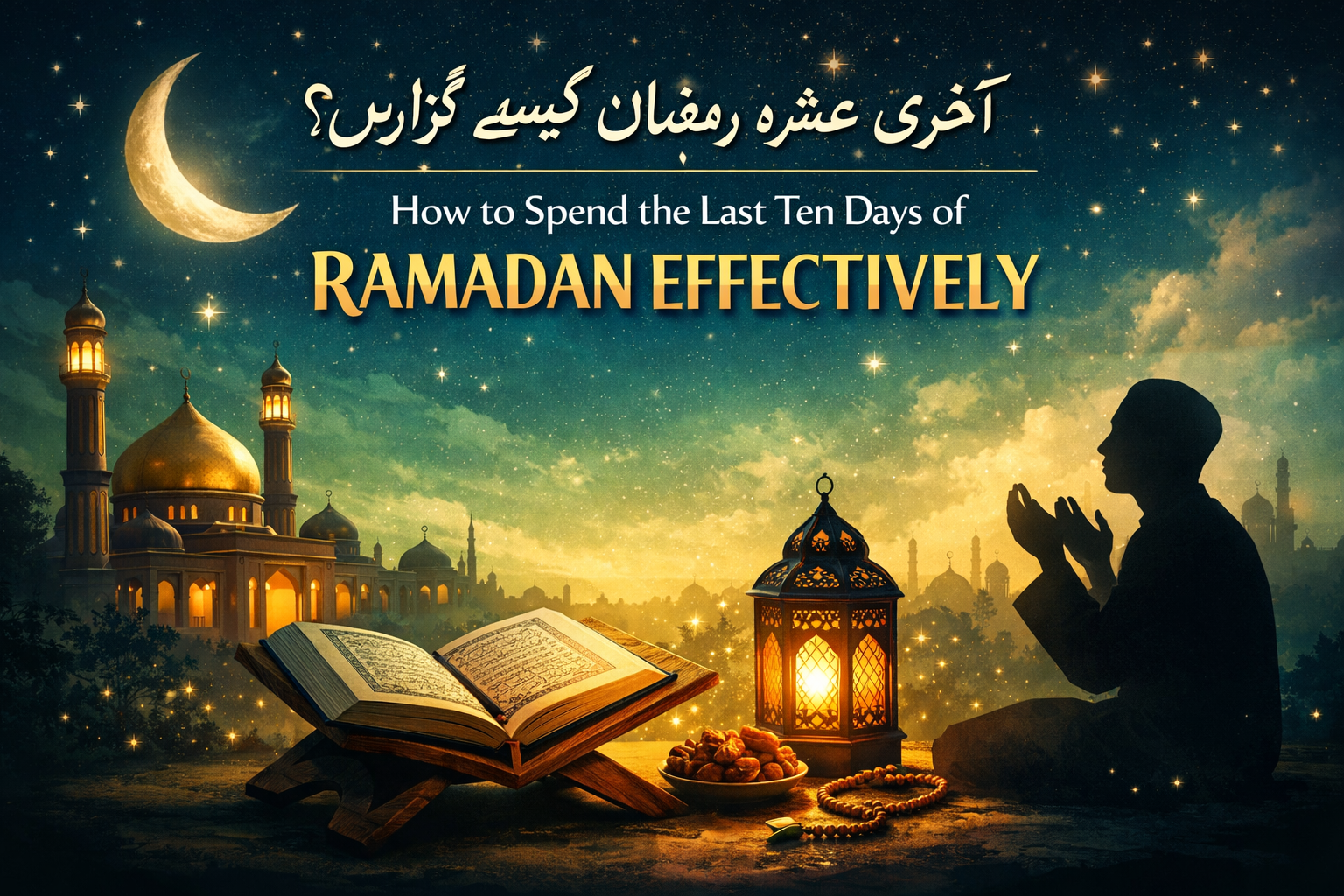 بلندیوں کا سفر: رمضان المبارک کے آخری عشرے کے لیے ایک بصیرت افروز رہنما تحریر